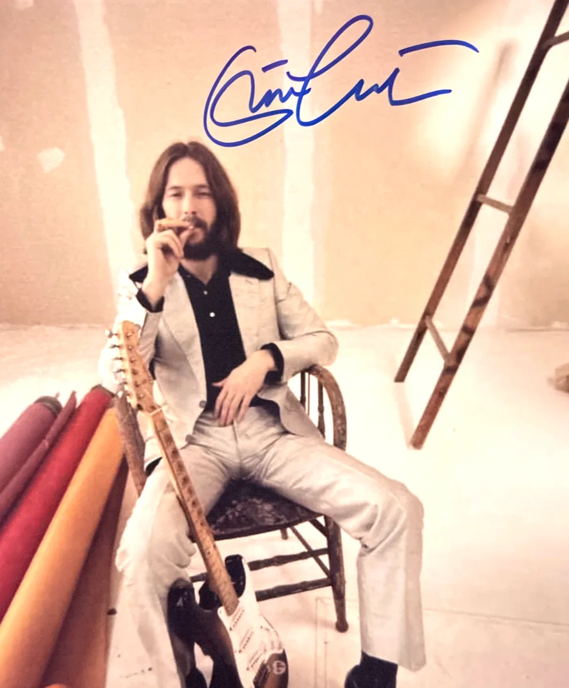 ERIC CLAPTON Signed Original 8x10" Authentic Autograph GENUINE w/COA, image 3