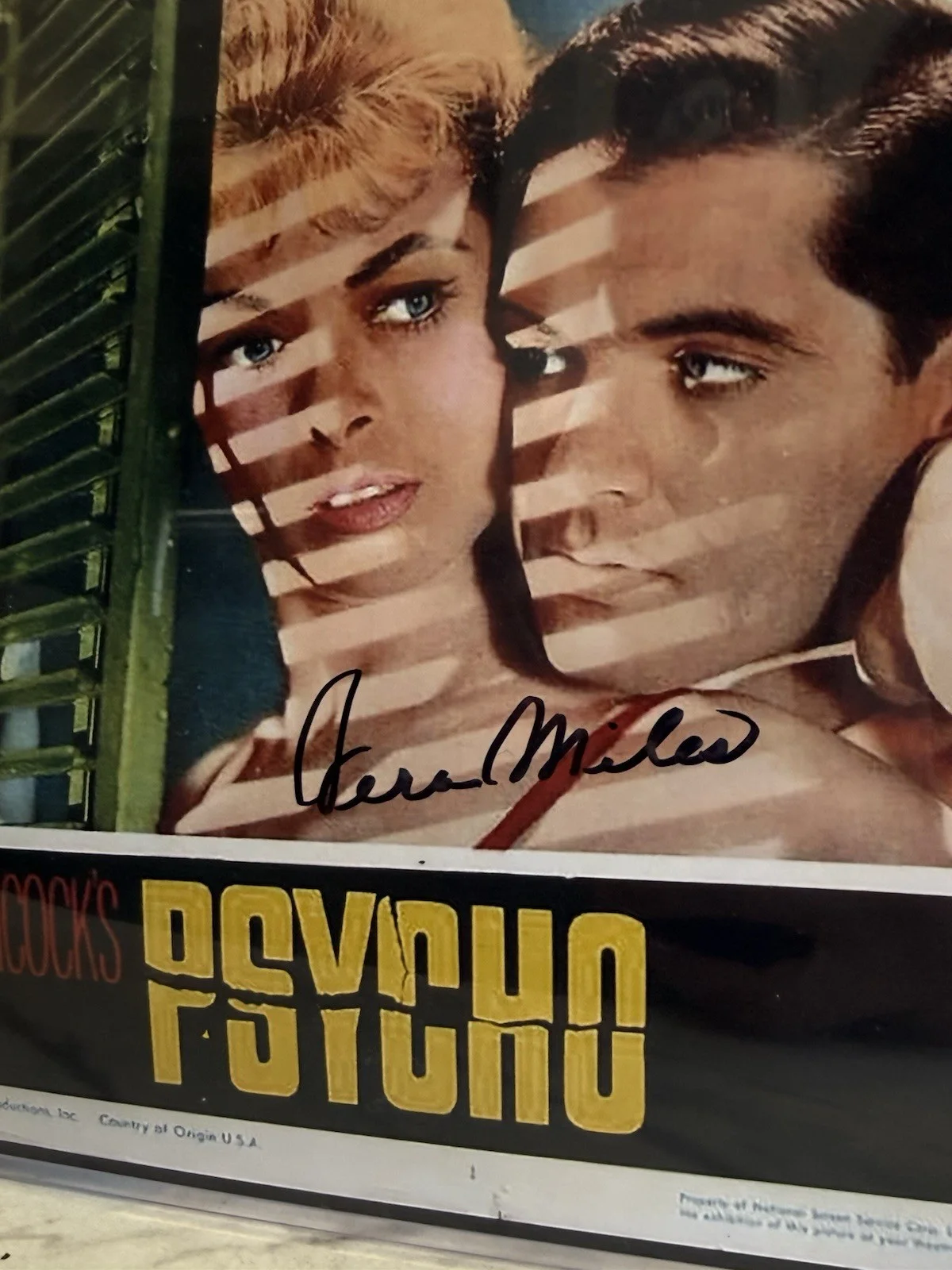 Vera Miles — Vera Miles Signed 11x14 Psycho Movie Color Photo AUTO ACOA COA Rare Art🏆🍿, изображение 2