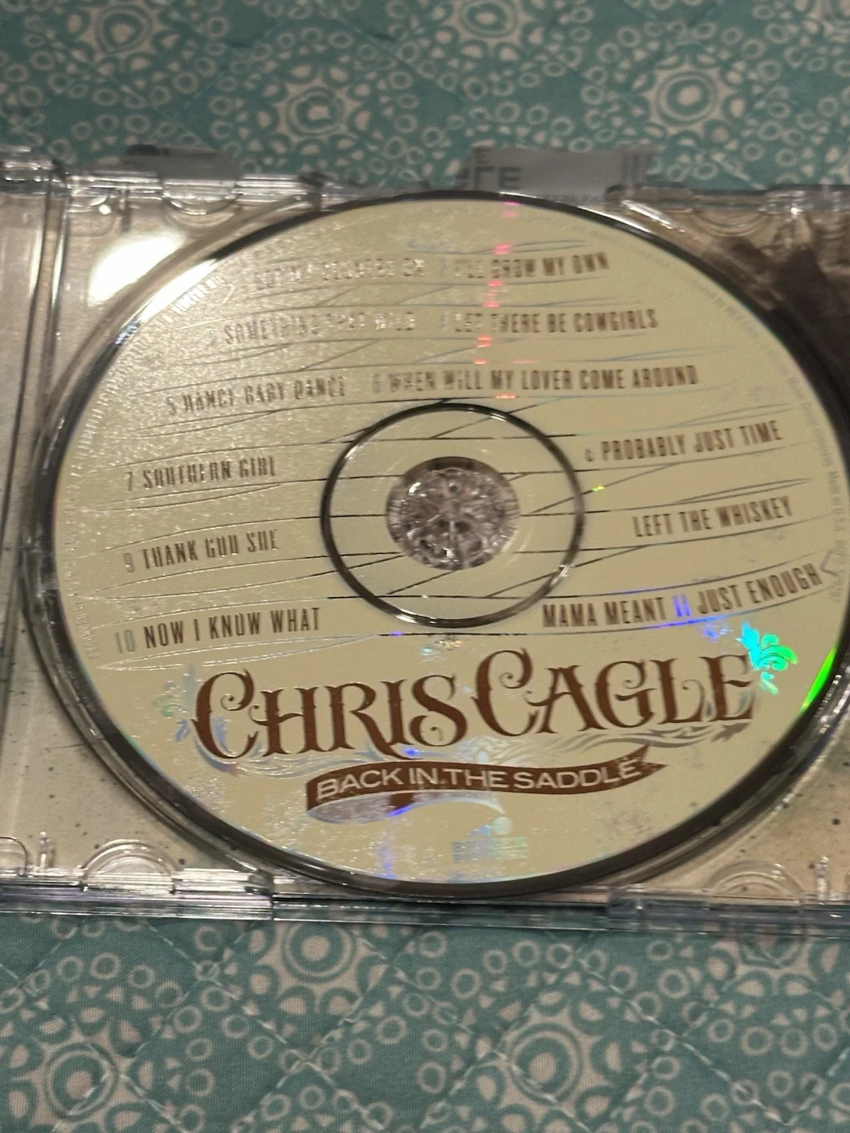 Chris Cagle Autographed Back In The Saddle CD Signed RARE, image 5