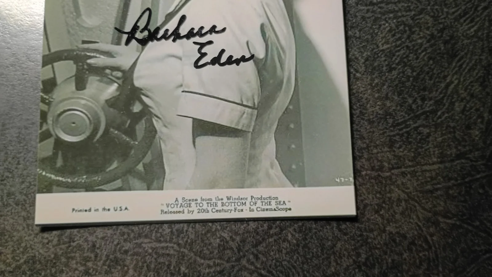 BARBARA EDEN As JEANNIE — BARBARA EDEN Hand Signed Autograph 4X6 Photo - VOYAGE TO THE BOTTOM OF THE SEA, изображение 2