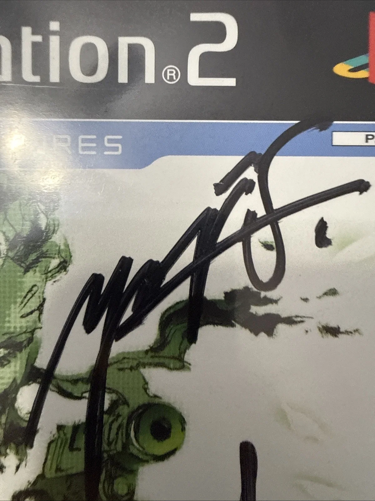 Hideo Kojima, Yoji Shinkawa — Rare Metal Gear Solid 3 Playstation 2 - PS2 Hand Signed Autographed, image 3