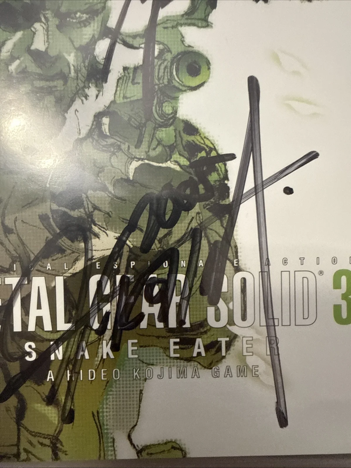 Hideo Kojima, Yoji Shinkawa — Rare Metal Gear Solid 3 Playstation 2 - PS2 Hand Signed Autographed, image 5