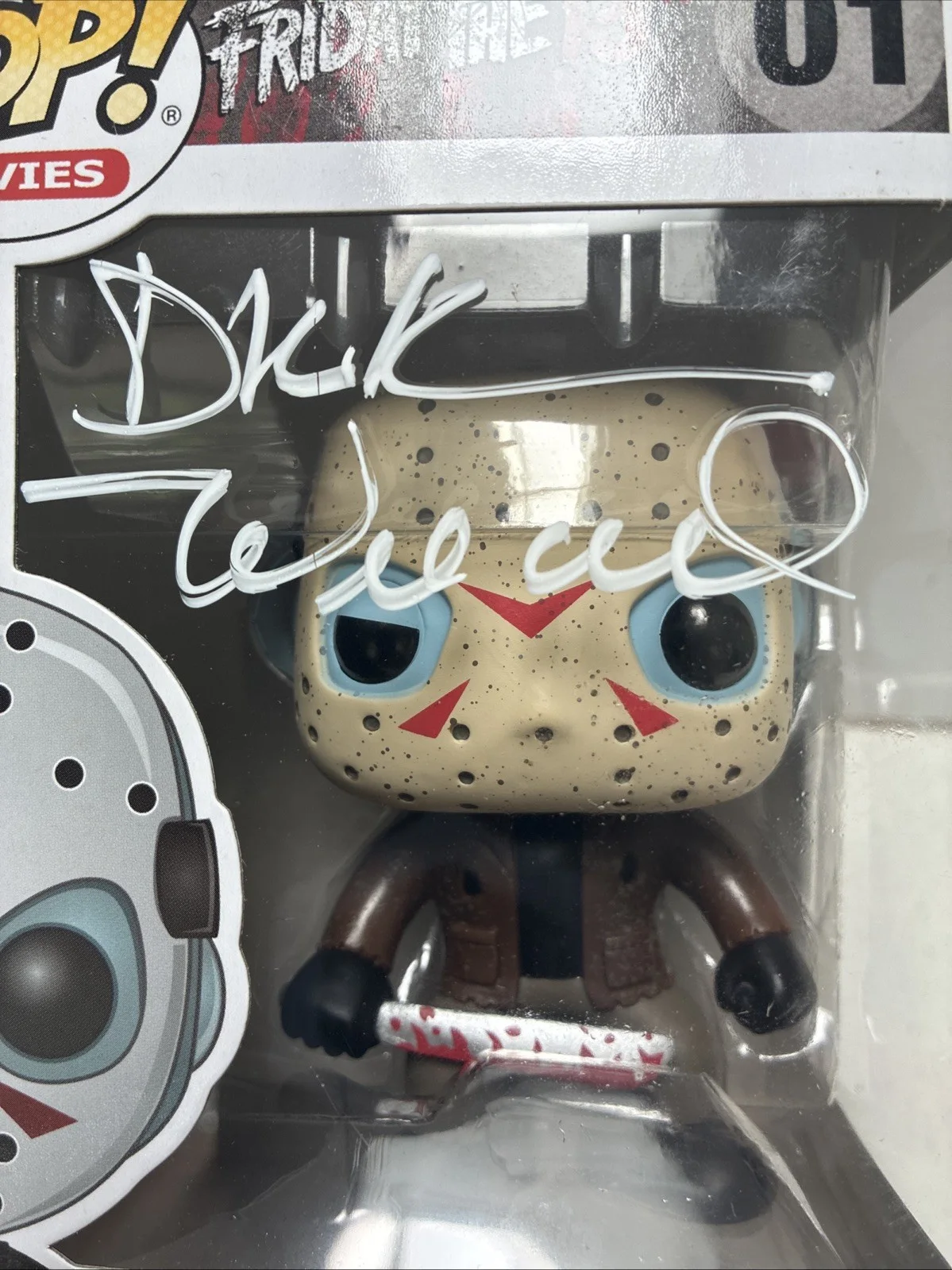 Dick Wieand — Dick Wieand Signed Funko POP! Jason Voorhees Friday the 13th Autographed Horror, изображение 2