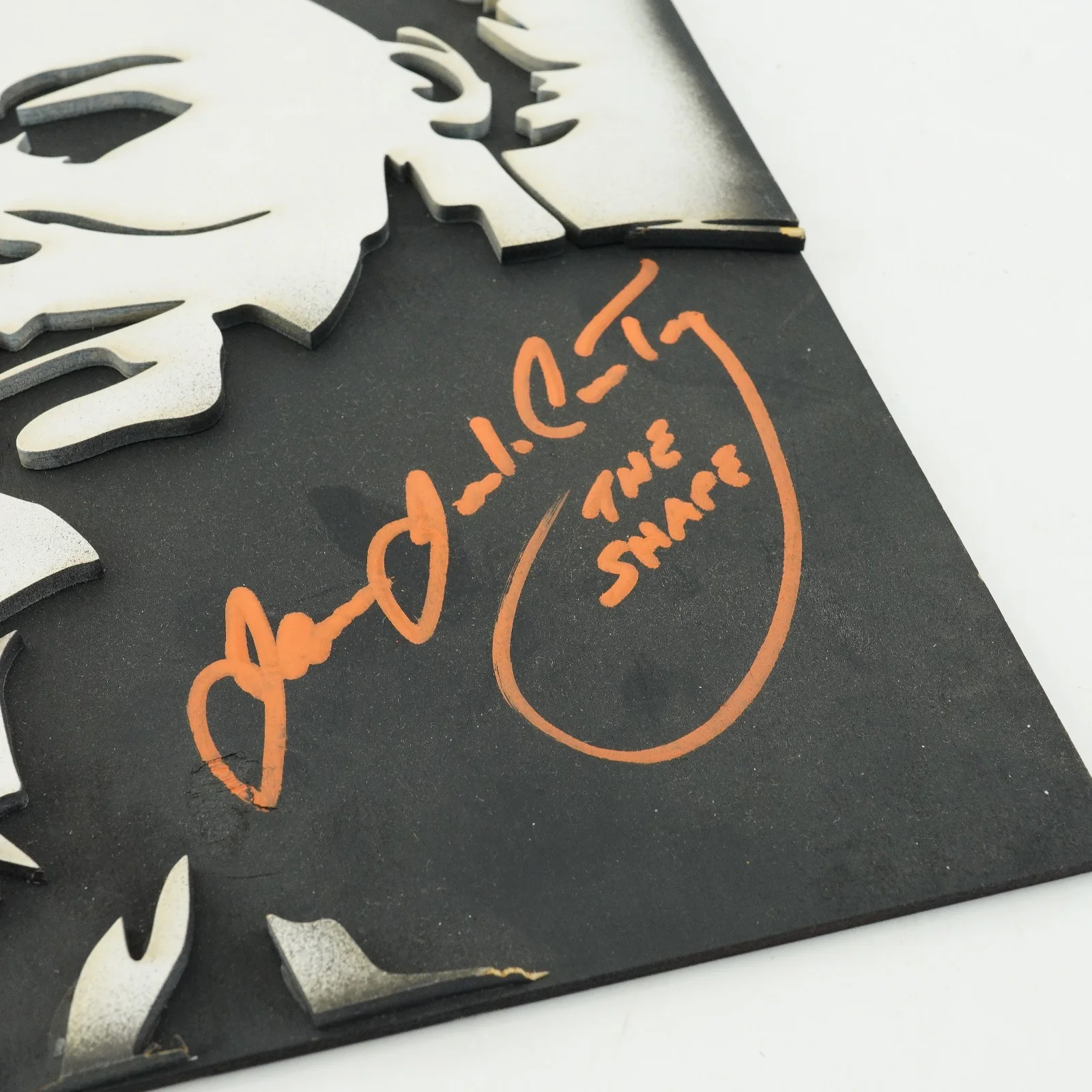 James Jude Courtney — rare Halloween James Jude Courtney Signed Autographed 10x13 wood art movie, изображение 2