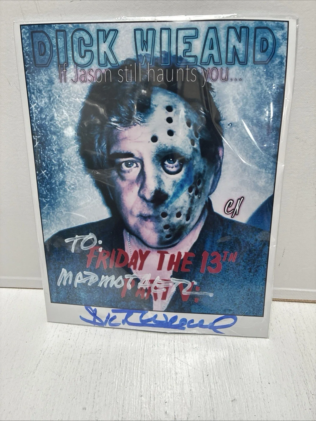 Dick Wieand Signed FRIDAY THE 13TH: If Jason Still Haunts You!! Autograph 8x10, изображение 2