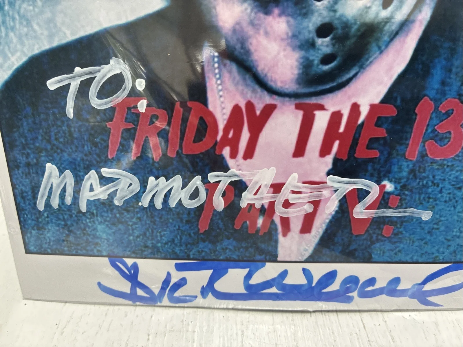 Dick Wieand Signed FRIDAY THE 13TH: If Jason Still Haunts You!! Autograph 8x10, изображение 3