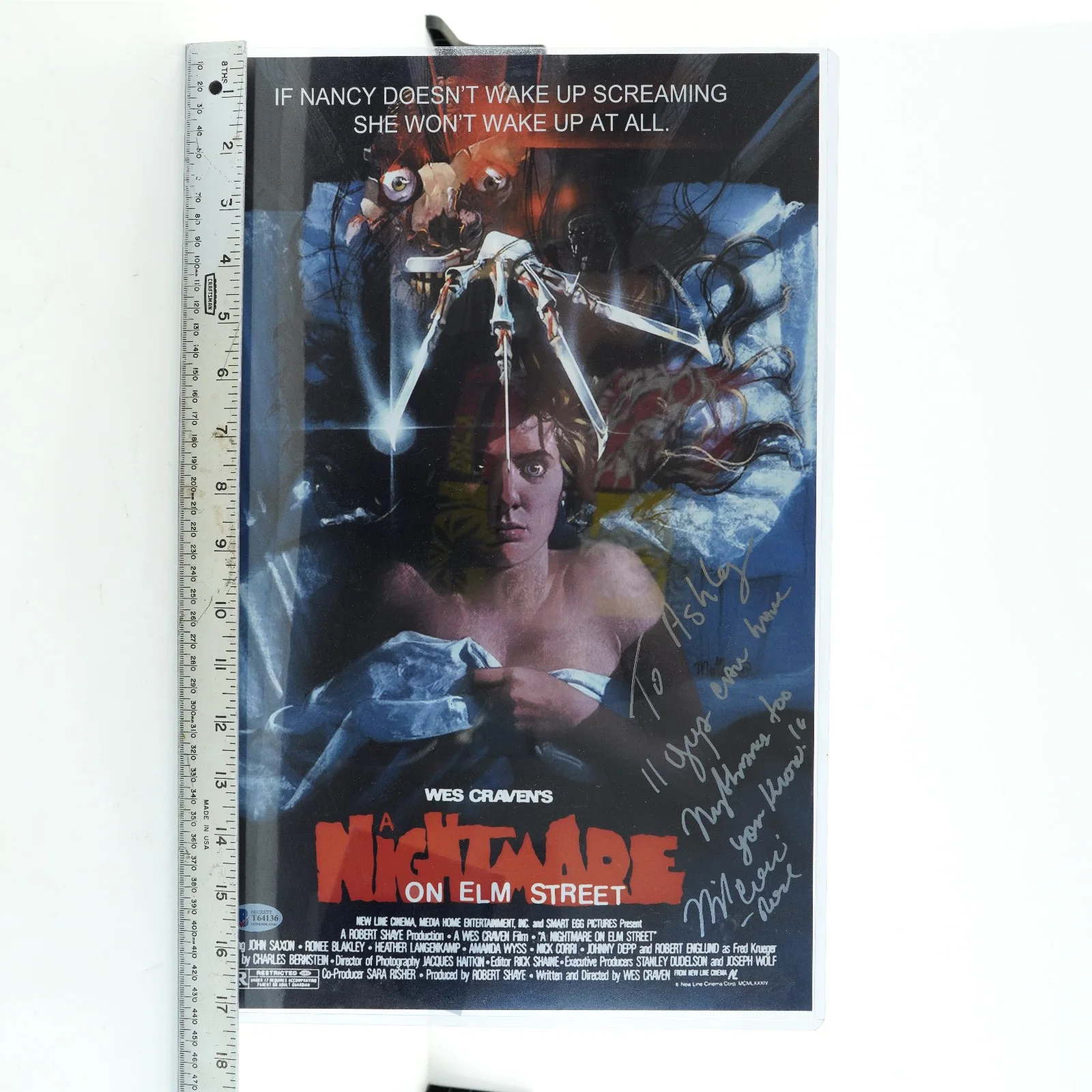 Nick Corri — NICK CORRI Signed A NIGHTMARE ON ELM STREET 11x17 Photo Autograph COA BECKETT