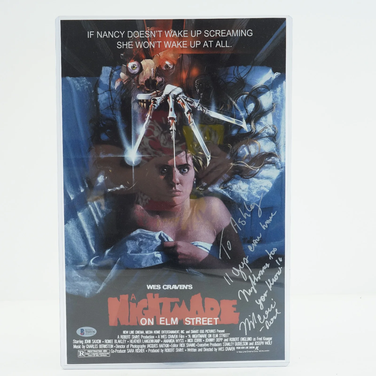 Nick Corri — NICK CORRI Signed A NIGHTMARE ON ELM STREET 11x17 Photo Autograph COA BECKETT, изображение 3