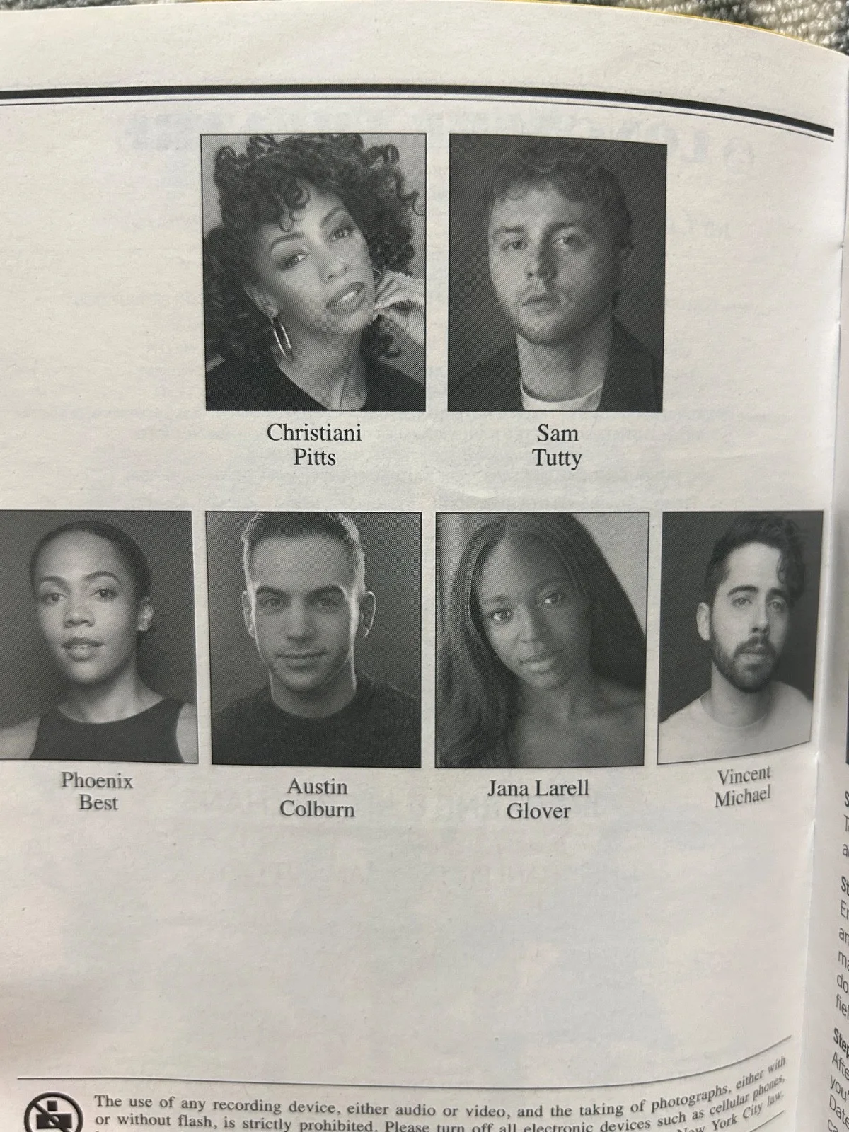 Christiani Pitts, Vincent Michael — Two Strangers Carry A Cake Across New York Signed Playbill Pitts + Michael, image 2