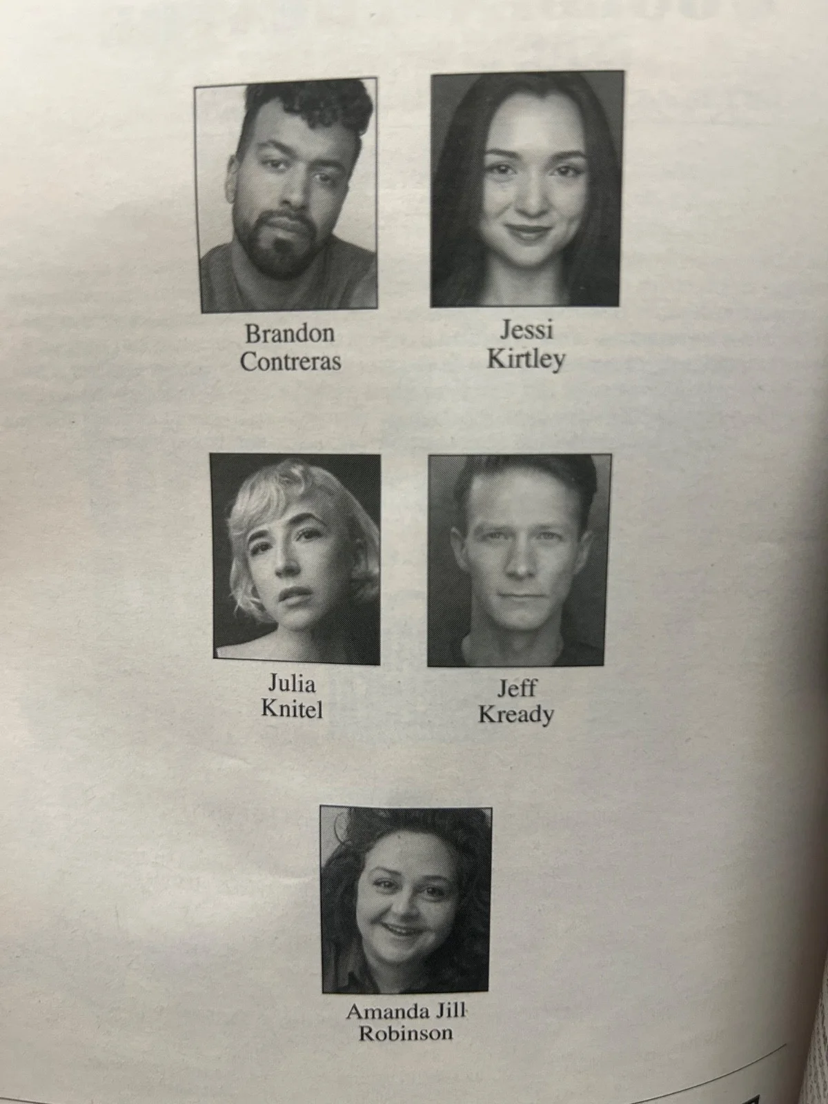 cast members — Operation Mincemeat x5 autographed Signed Broadway Playbill 2026 Cast, image 2