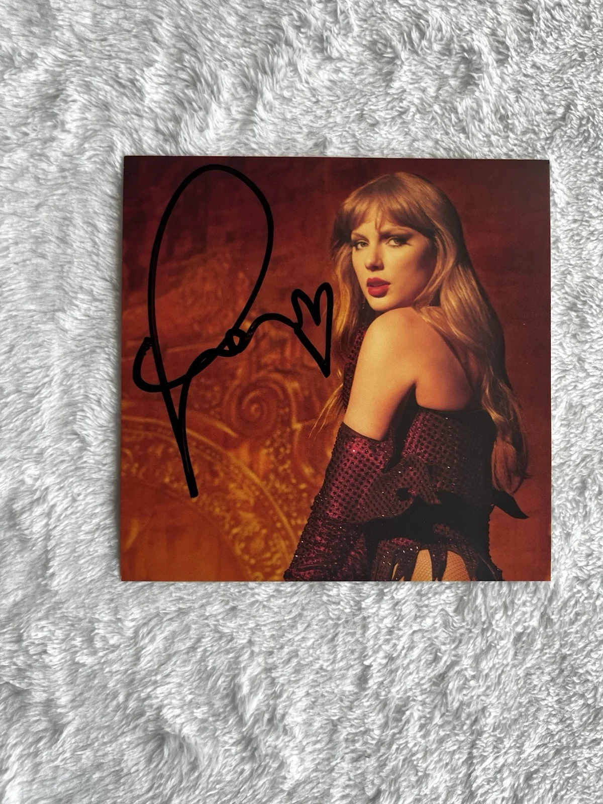 Taylor Swift - The Life of a Showgirl CD + Hand Signed Photo 3, изображение 5