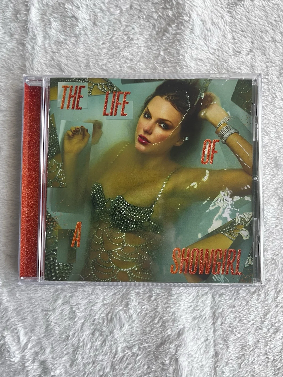 RARE TINY HEART Taylor Swift The Life of a Showgirl CD w/ Signed Insert Photo 3, изображение 2