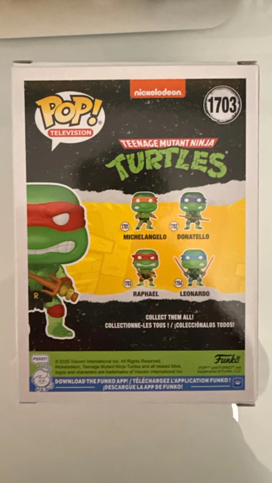 JOSH PAIS — TMNT Raphael Exclusive Hollywood FUNKO POP 1703 Autograph signed by Josh Pais, image 3