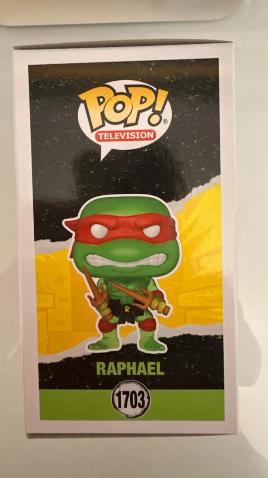 JOSH PAIS — TMNT Raphael Exclusive Hollywood FUNKO POP 1703 Autograph signed by Josh Pais, image 4