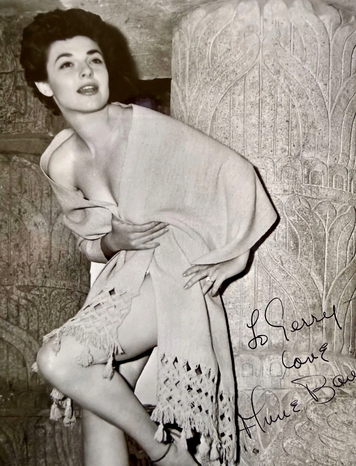 Anne Bancroft — Early Anne Bancroft Signed 8x10 Glamour Photo PSA/DNA Stunning Vintage Image!, изображение 4