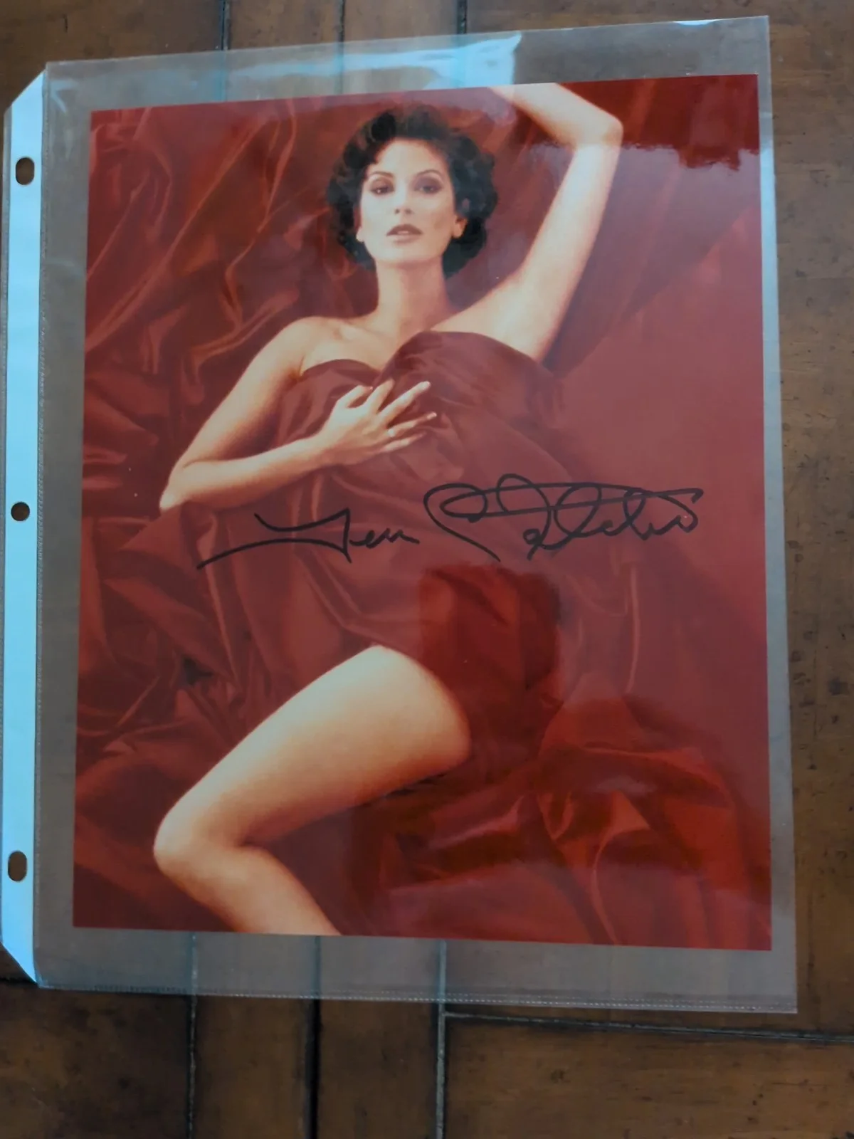 Teri Hatcher 8x10 Signed - Vintage Autograph - COA Included - Rare, изображение 4