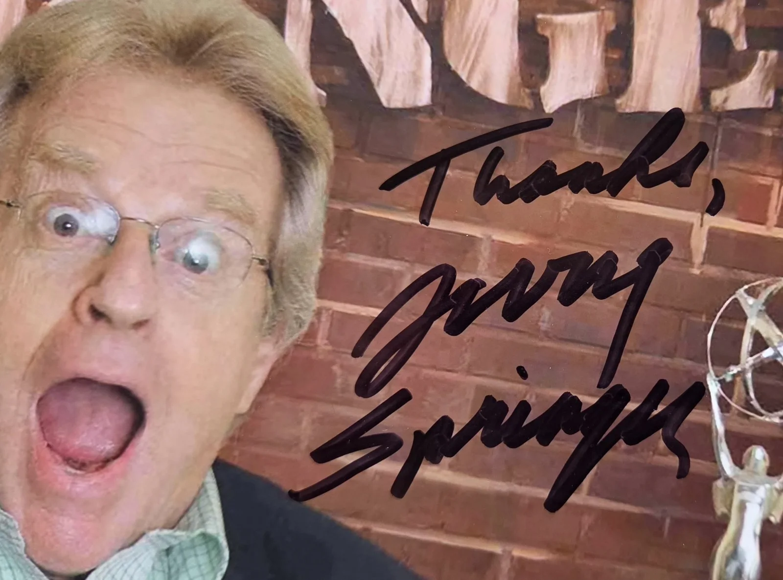jerry springer — JERRY SPRINGER AUTOGRAPHED ☆ SIGNED 8X10 PHOTO The Jerry Springer Show 🔥🔥🔥, изображение 2