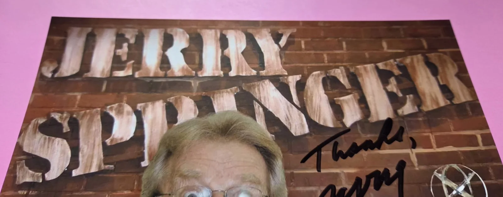 jerry springer — JERRY SPRINGER AUTOGRAPHED ☆ SIGNED 8X10 PHOTO The Jerry Springer Show 🔥🔥🔥, изображение 3