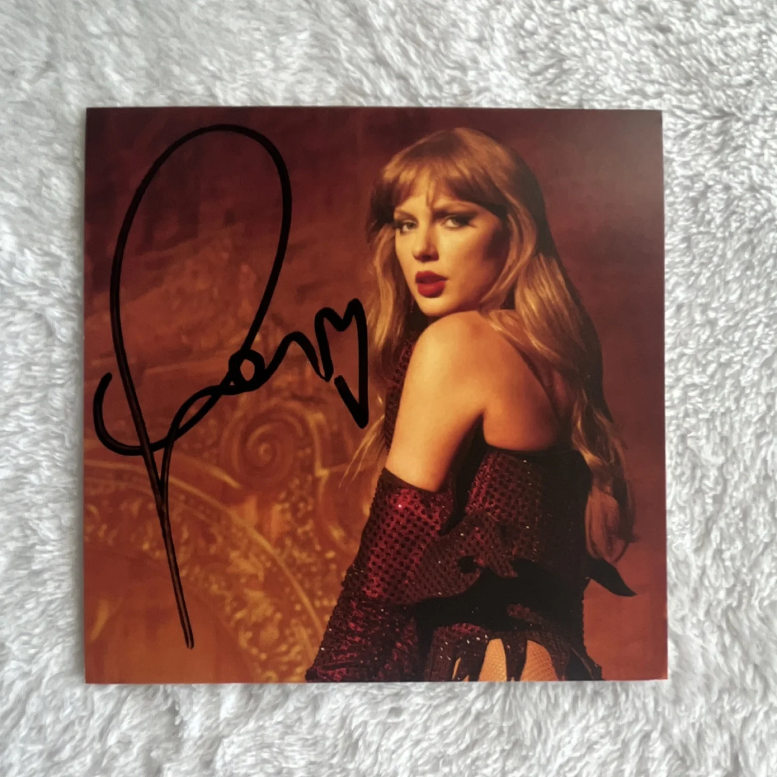 Taylor Swift - The Life of a Showgirl CD + Hand Signed Photo 3, изображение 5