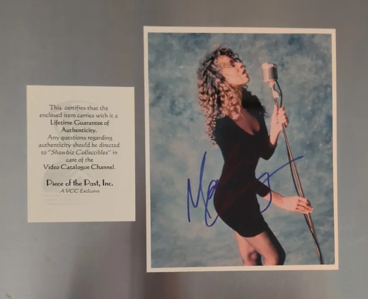Mariah Carey Signed 8x10 Photo Full Name Autograph - COA Included - Full Color, изображение 5