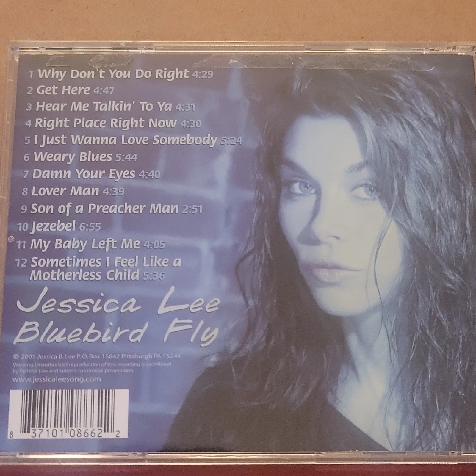 Jessica Lee Signed CD Bluebird Fly with Booklet autographed, image 4