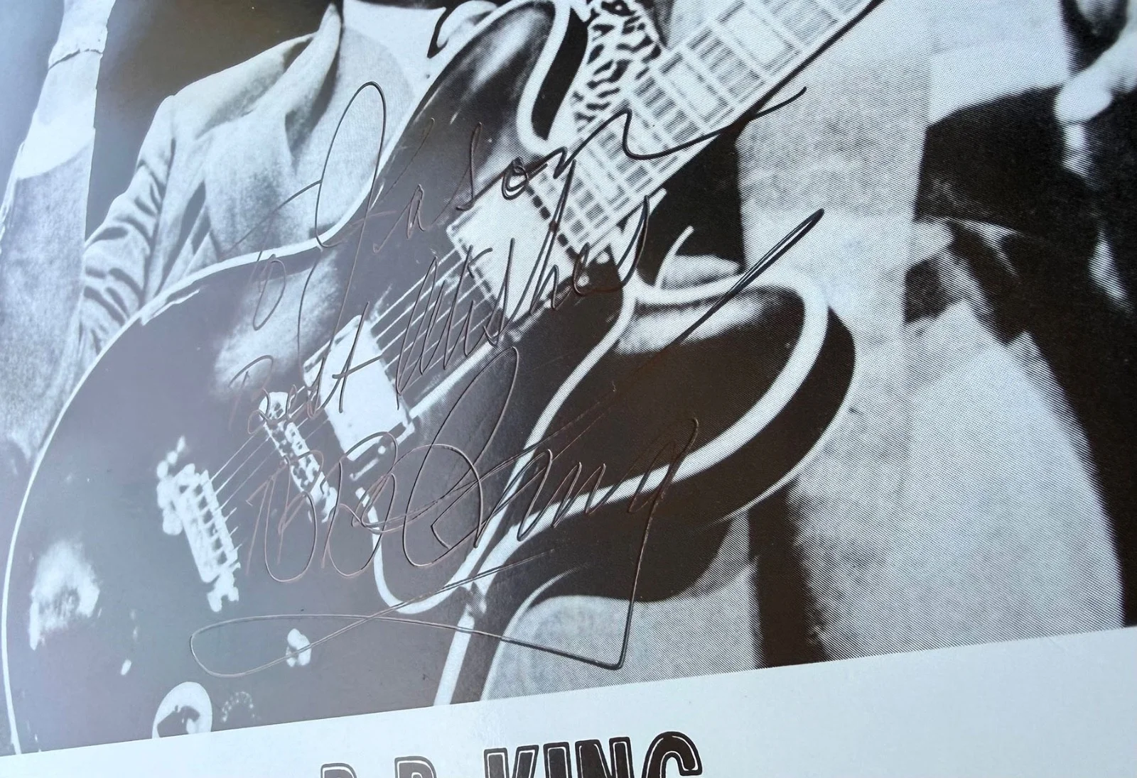 B.B. King — B.B. King Signed 8x10 Photo with His Legendary Guitar "Lucille" PSA/DNA, изображение 5