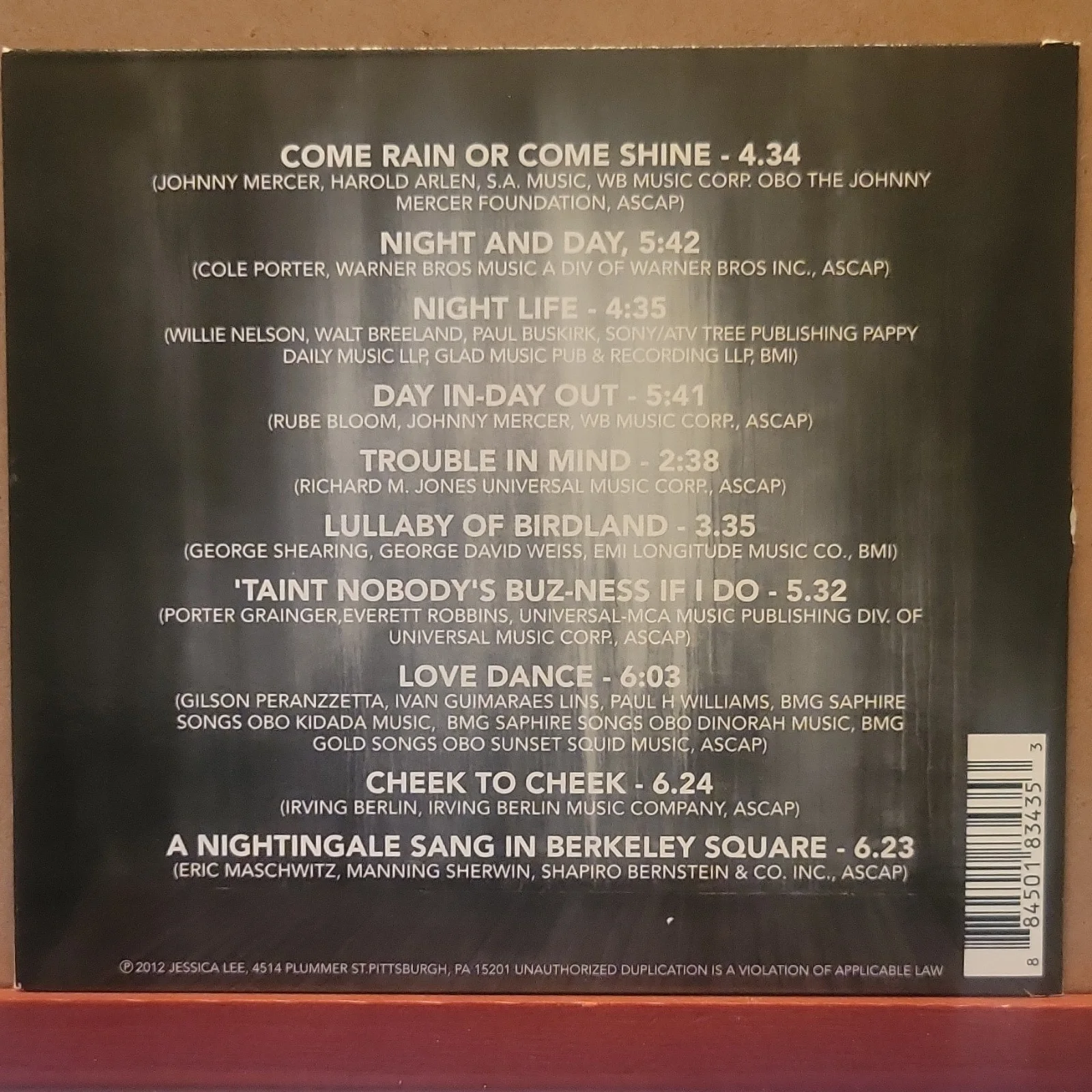 Jessica Lee & Mark Strickland Signed CD Silver Days Charcoal Nights, изображение 5