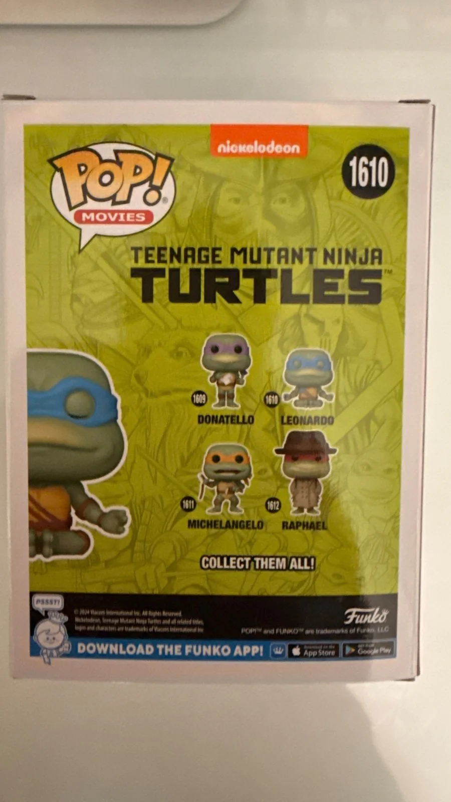 David Forman — TMNT Leonardo FUNKO POP 1610 Autograph signed by David Forman (Coolwaters COA), image 4