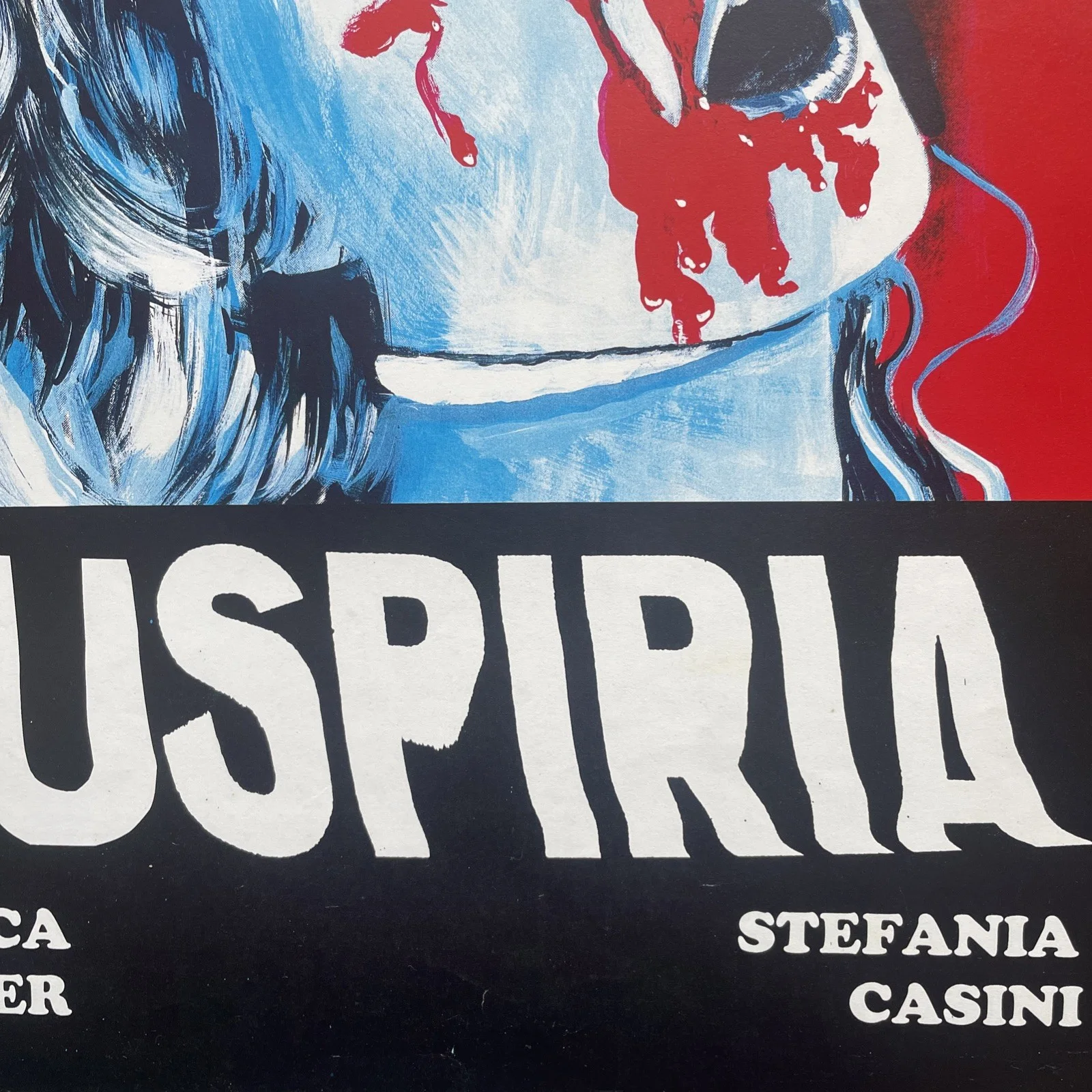 Limited Edition Suspiria Poster Signed by Artist Video Nasties Dario Argento, изображение 2