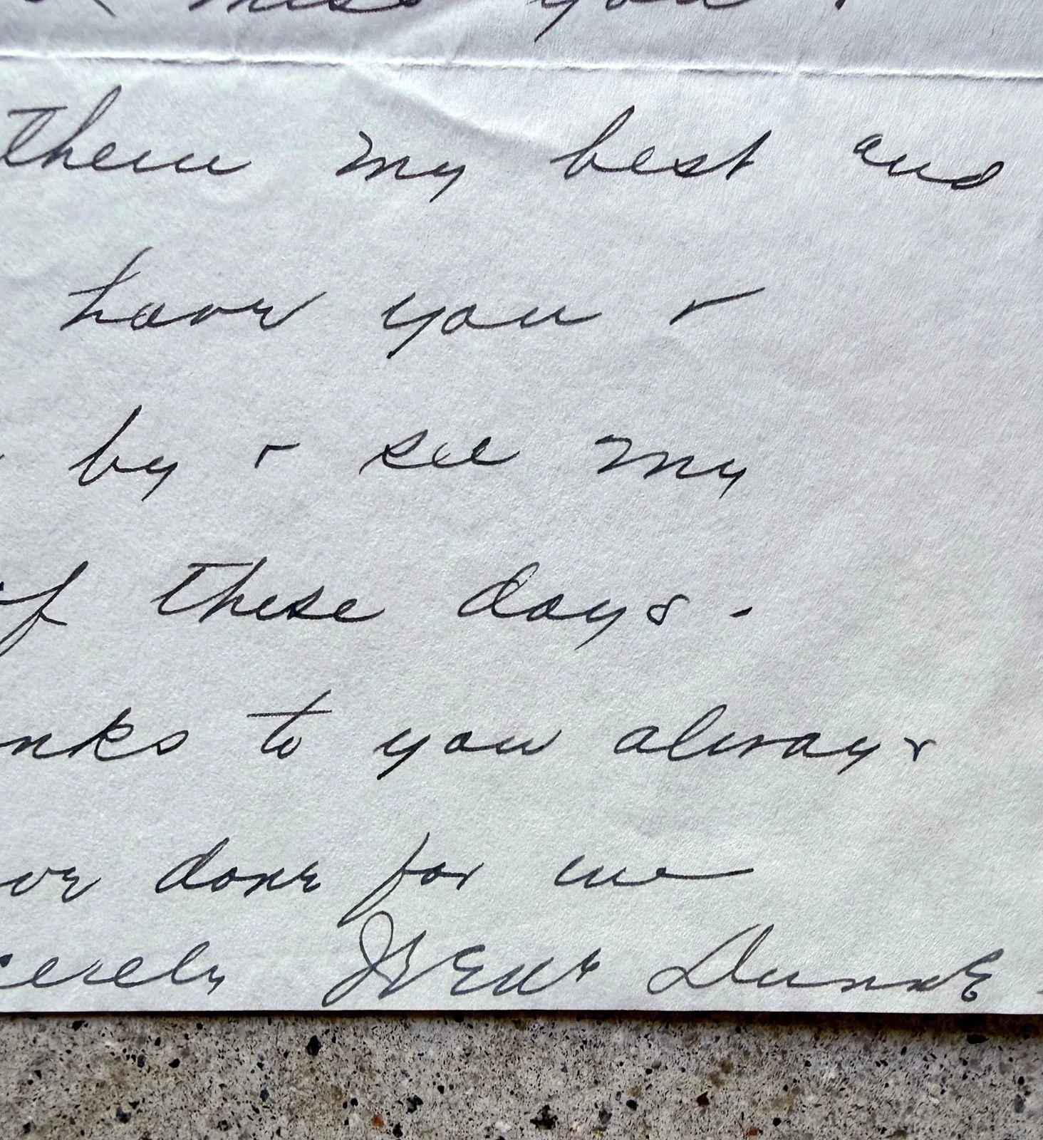 IRENE DUNNE — Irene Dunne Signed Handwritten Letter to Cinematographer Joseph Walker PSA/DNA, image 3