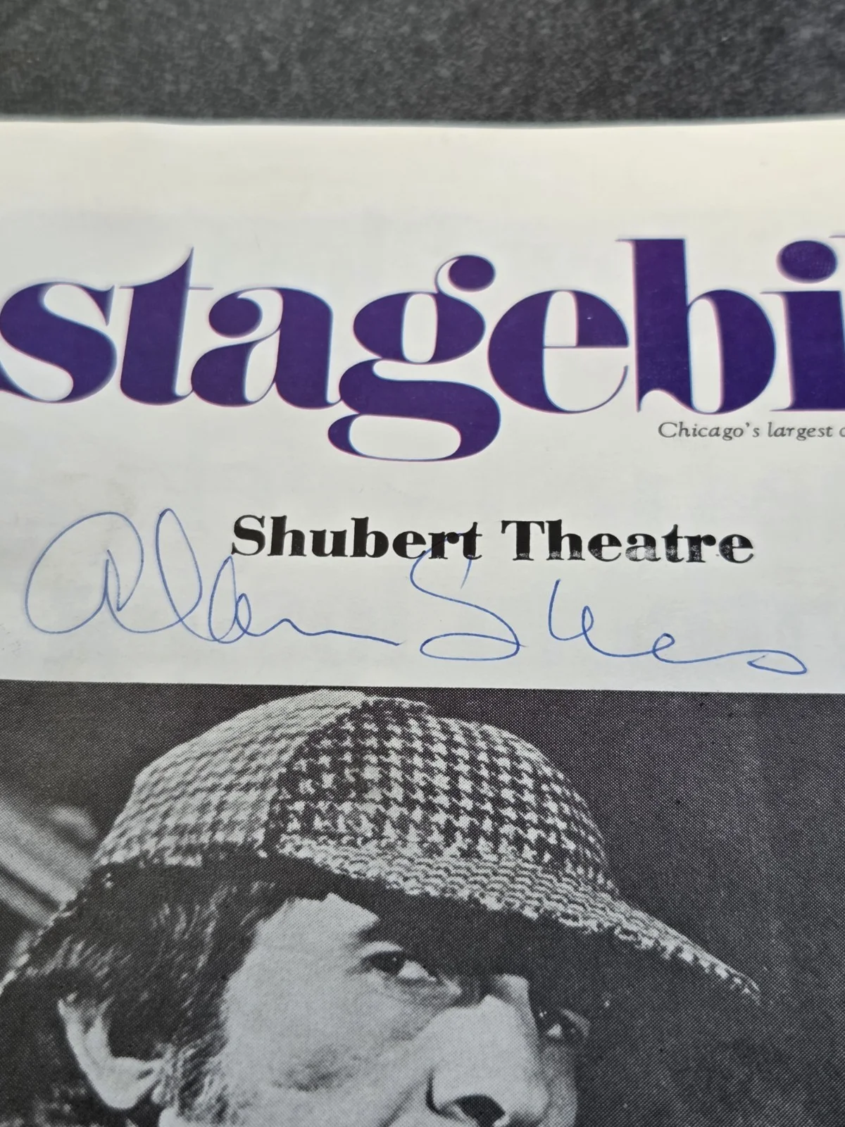 Alan Sues Signed Sherlock Holmes Stagebill + Royal Shakespeare Theatre Prog., изображение 2