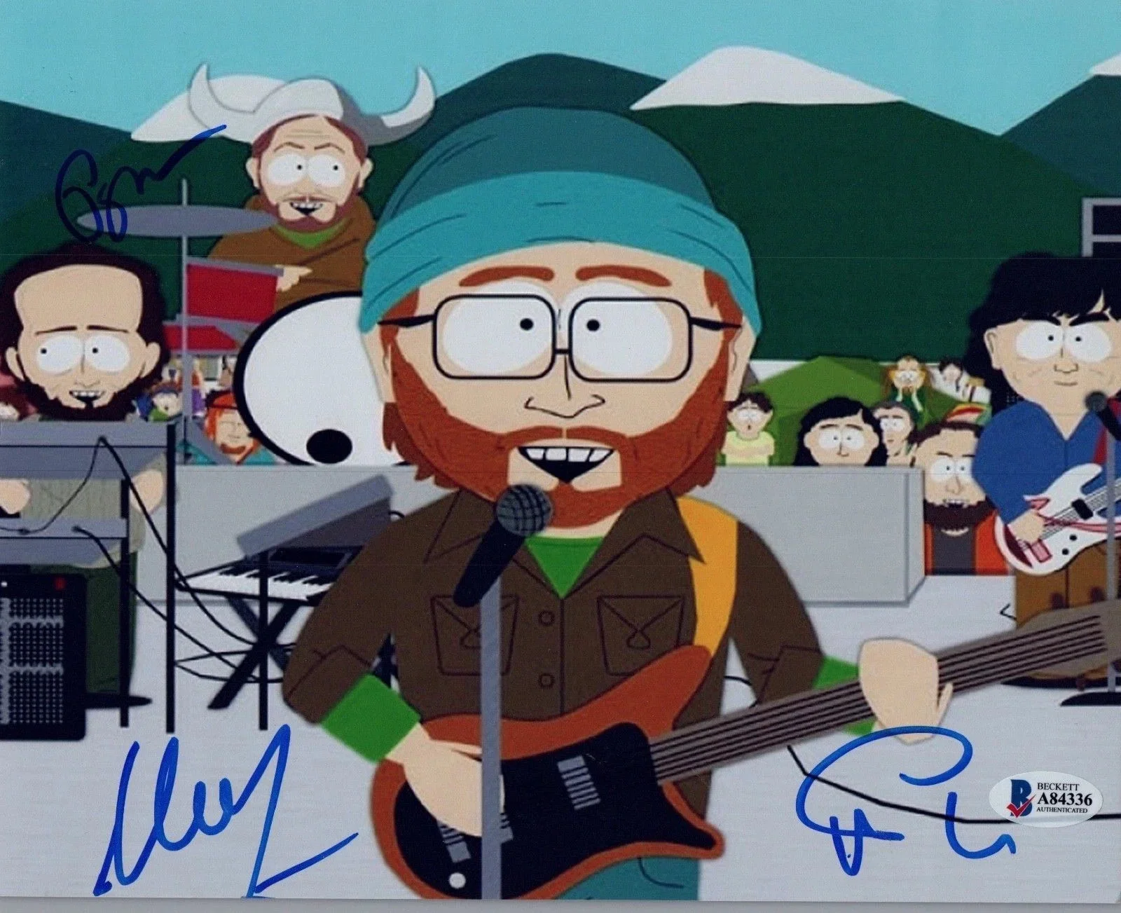 TREY PARKER MATT STONE — SOUTH PARK TV SHOW TREY PARKER MATT STONE 8.5X11 SIGNED PHOTO AUTOGRAPH POSTER