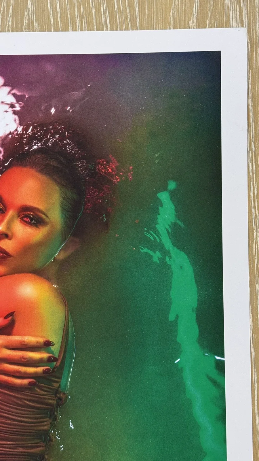 SIGNED & NUMBERED Kylie Minogue Christmas Tension Lithograph Poster #135/250, image 3
