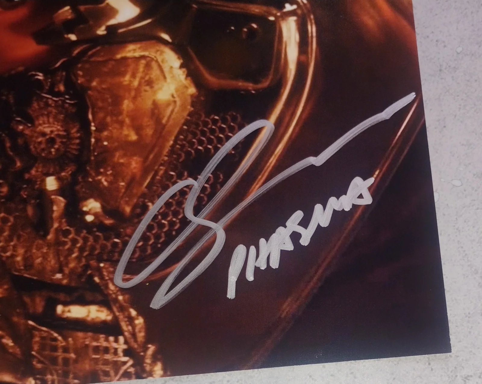 Gwendoline Christie Hand Signed 8x10 Photo COA Star Wars NO US TARIFFS, изображение 3
