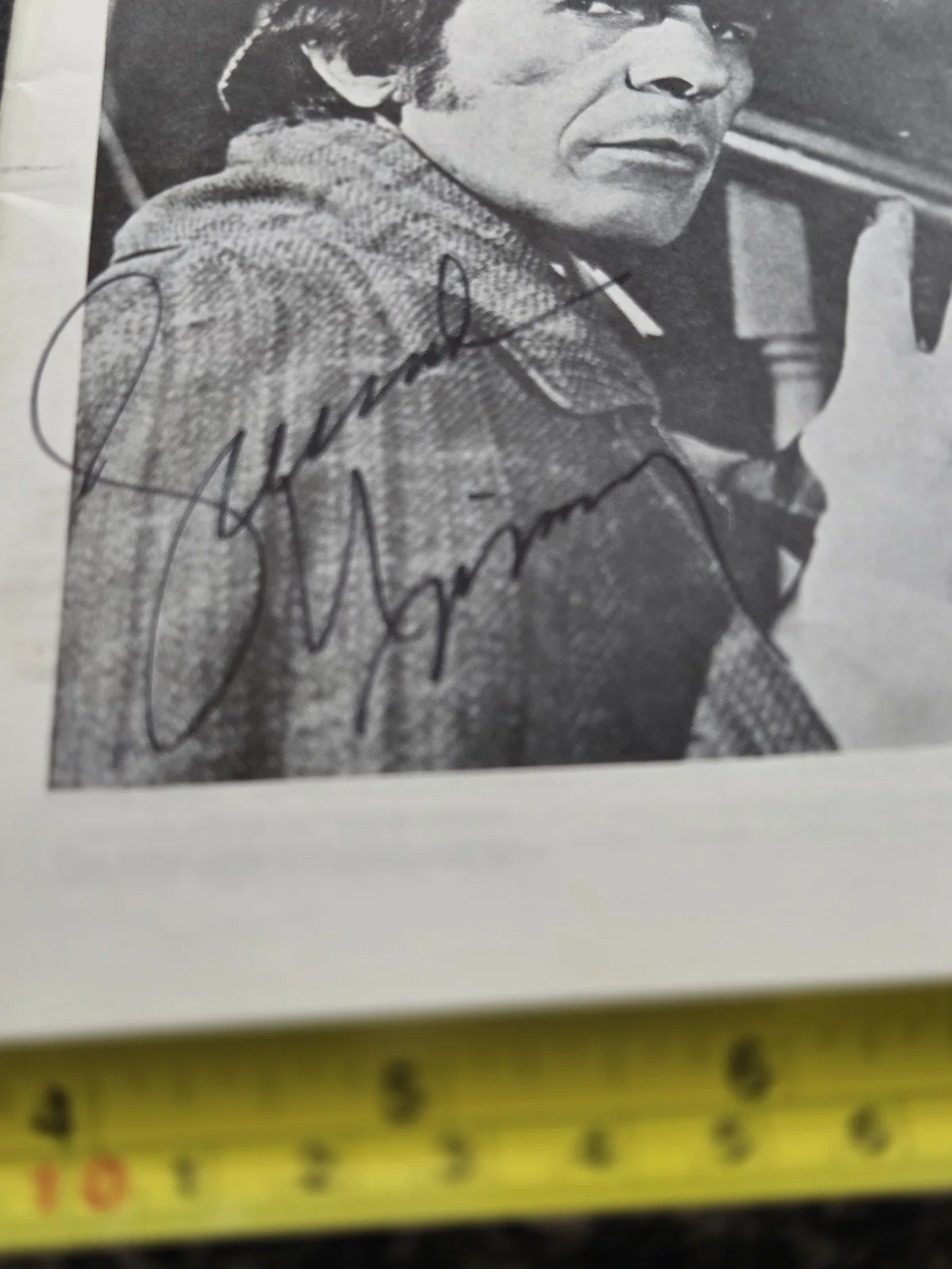 Leonard Nimoy Signed Sherlock Holmes-Star Trek-Stagebill + Royal Theatre Prog., изображение 2