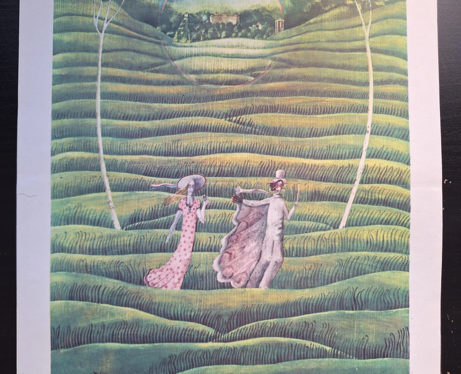 HUDBA KOLONAD, MUSIC OF THE COLONNADES ORIGINAL A3 CZECH MOVIE POSTER, PETR SIS, изображение 2