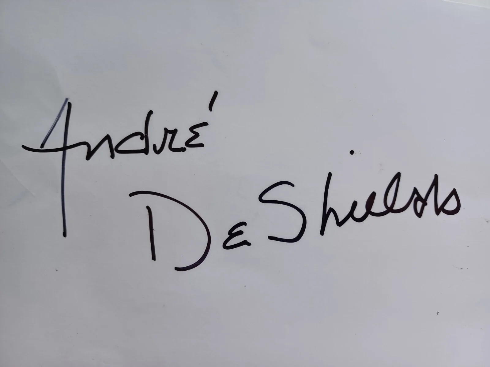 Andre De Shields Signed 8x10 Photo Paper - Full Monty, The Wiz, Hadestown, изображение 2