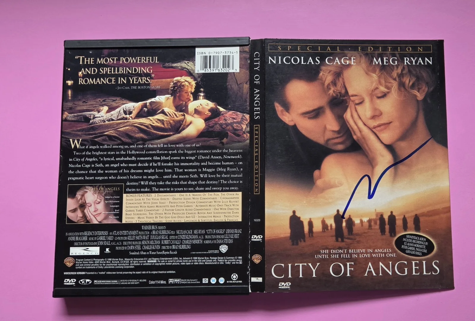 meg ryan — MEG RYAN SIGNED ☆ AUTOGRAPHED City Of Angels DVD Cover Only 🔥🔥🔥, изображение 5