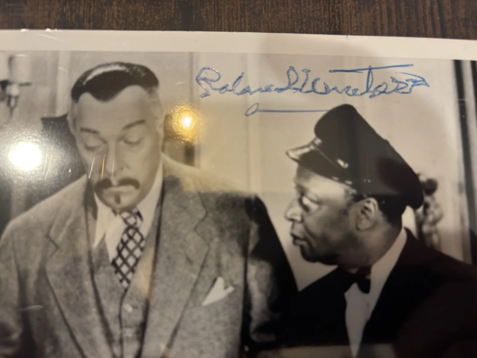 Reye Luke, Edgar Winterset — Original Autographed Movie Photo Signed by Reye Luke & Edgar Winterset, image 2