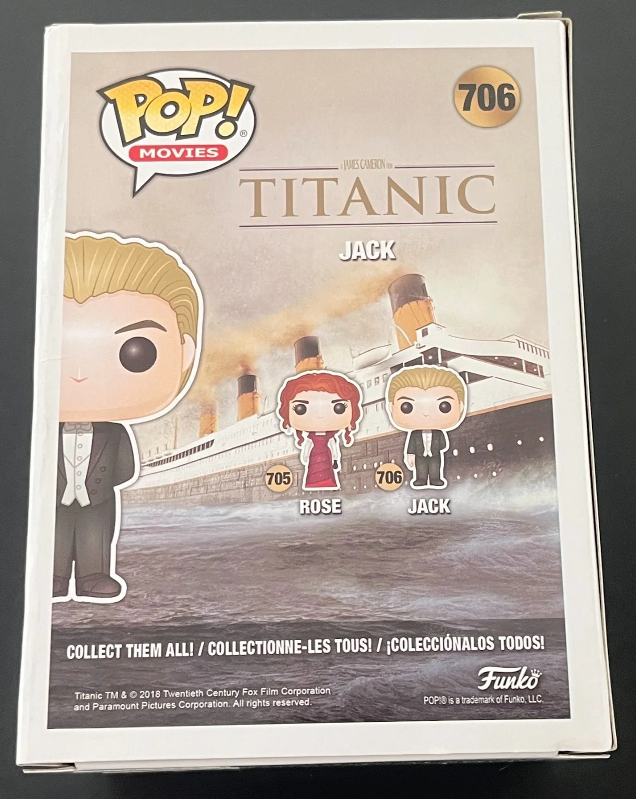 LEONARDO DICAPRIO SIGNED AUTOGRAPH TITANIC JACK #706 FUNKO w/PROOF & BECKETT COA, изображение 5