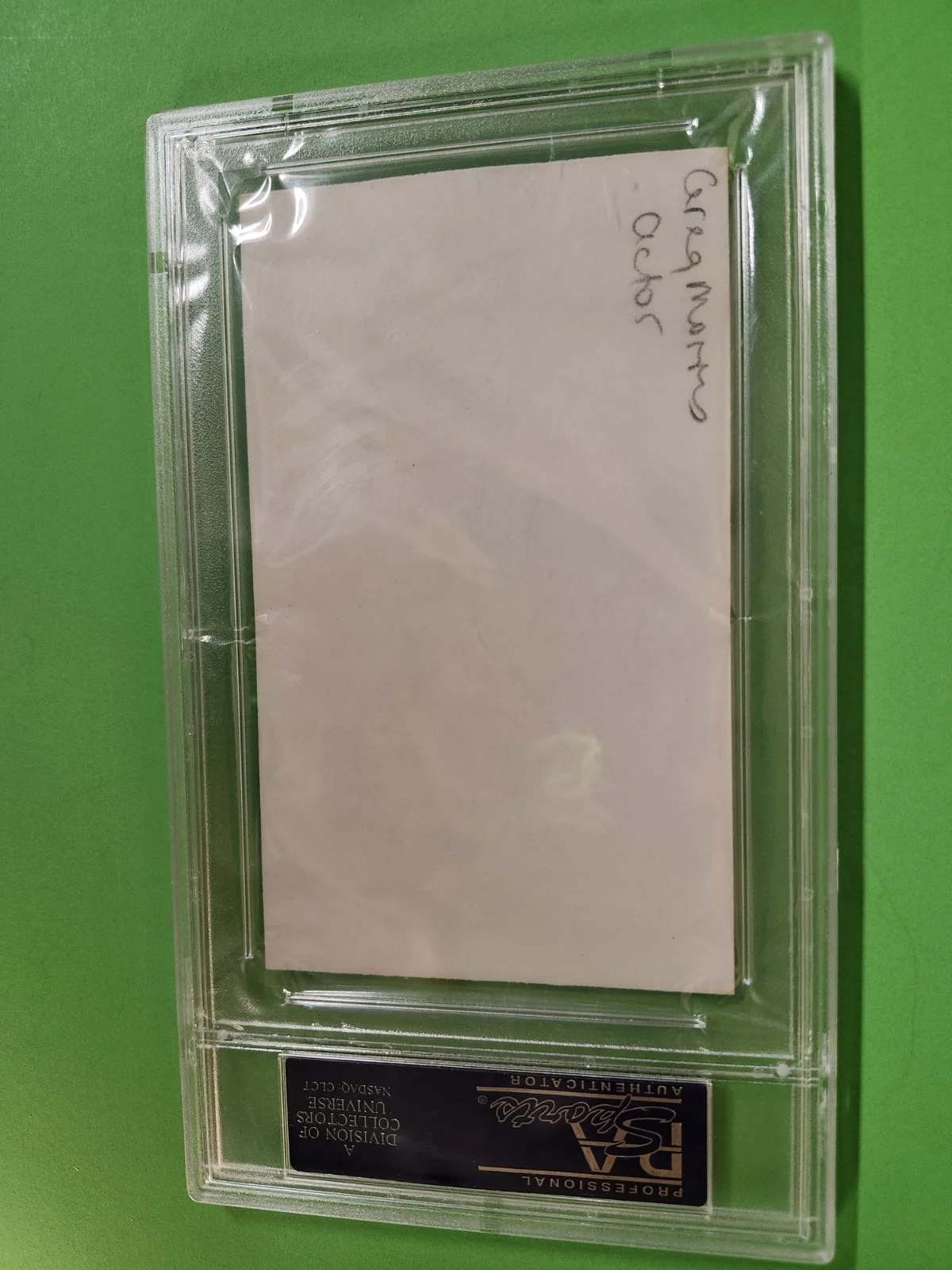 GREG MORRIS — PSA/DNA AUTO GREG MORRIS MISSION IMPOSSIBLE ACTOR SIGNED 3x5 AUTOGRAPH *TPHLC, image 5