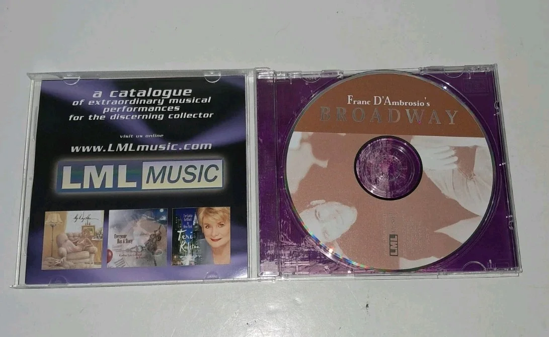 Franc D'Ambrosio Signed Broadway CD Autograph, image 3