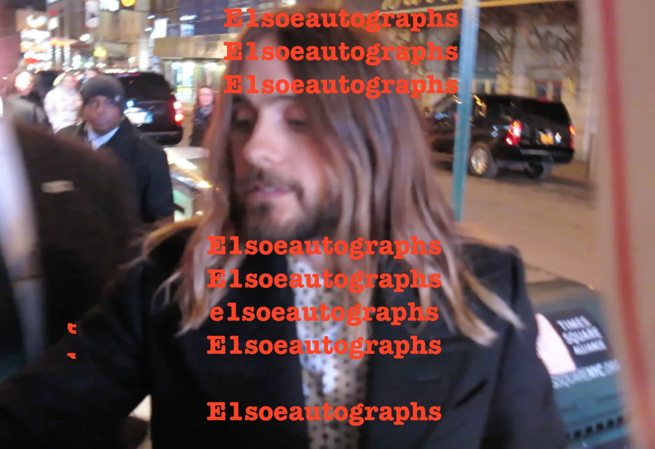 Jared Leto — Jared Leto signed 8x10 photo - In Person Photo Proof - Joker, Dallas Buyers Club, изображение 4