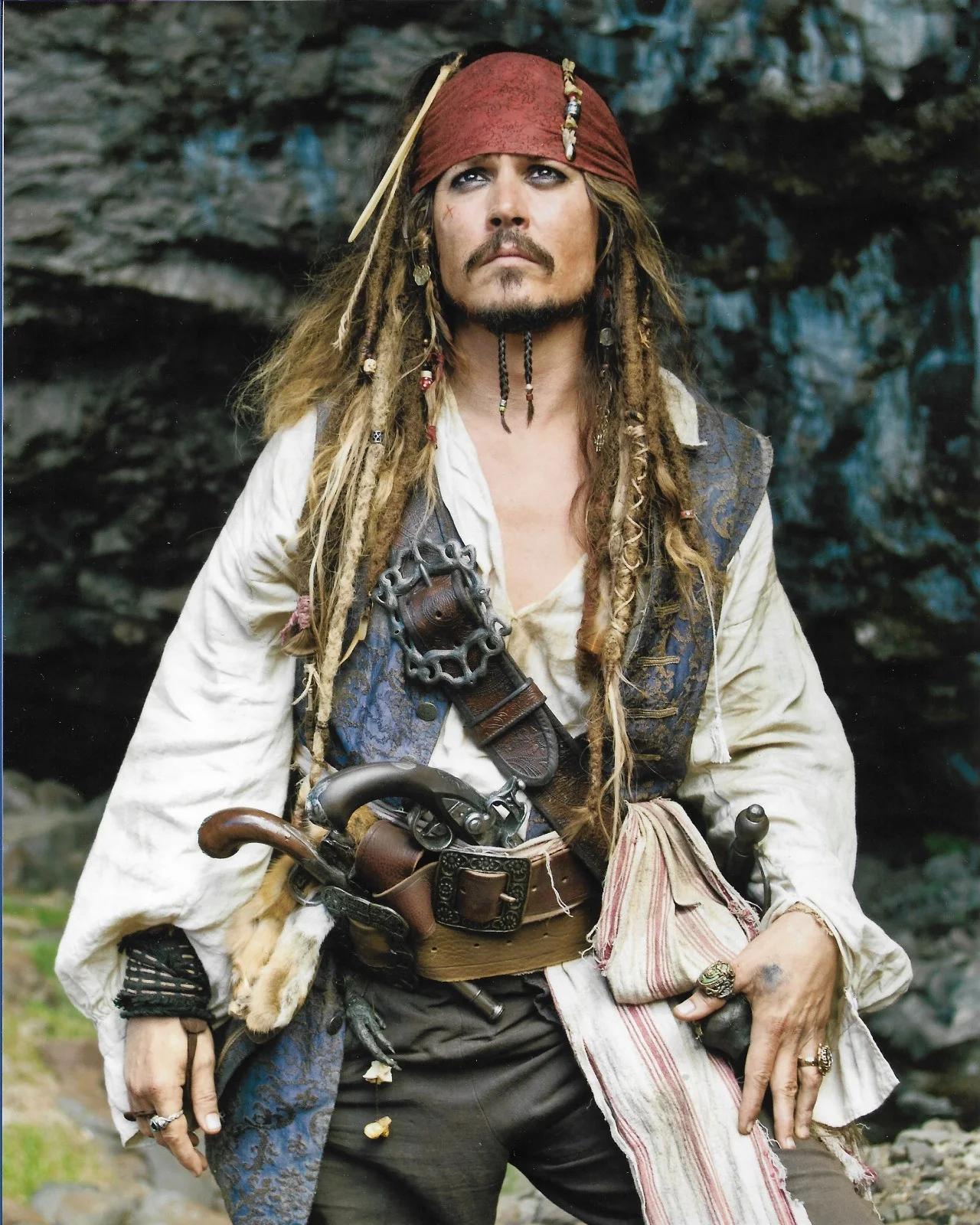 BLACK FRAMED JACK SPARROW PISTOLS - GLOSSY PRINTED PICTURE 12"x15" (300 x 380mm), изображение 2