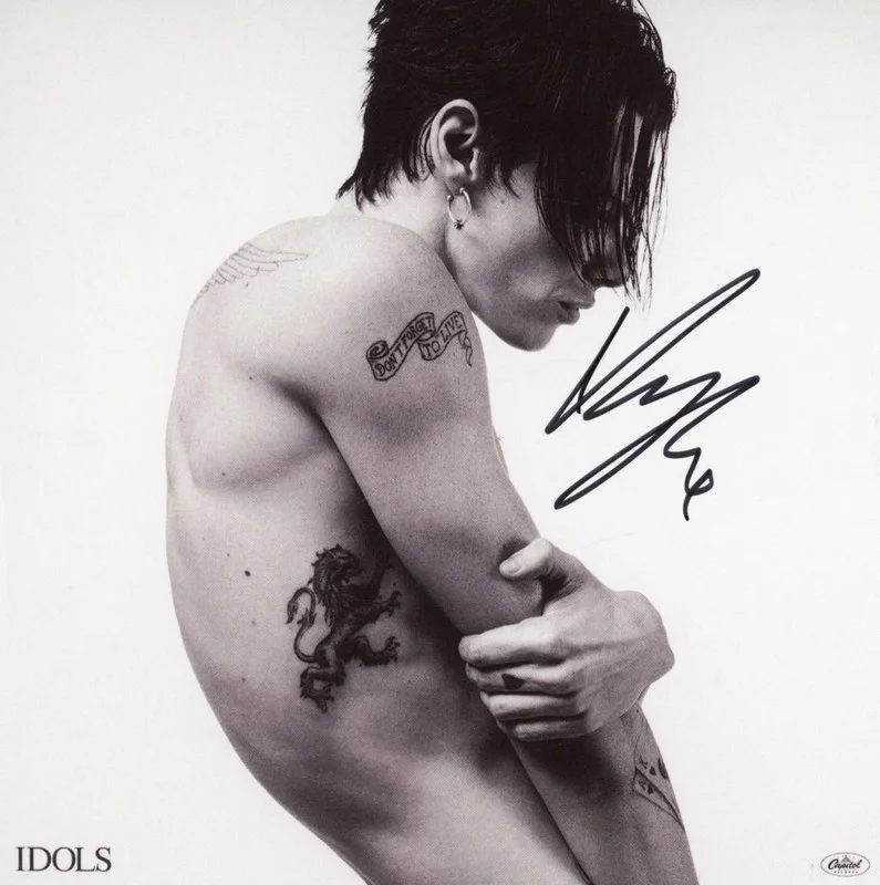 YUNGBLUD SIGNED IDOLS FRAMED & MATTED CD & AUTOGRAPH COA ACOA, image 2