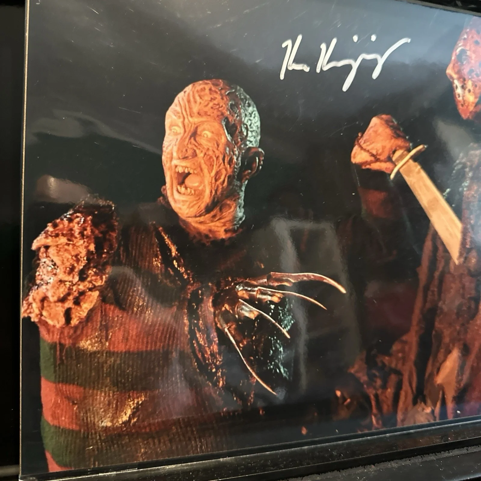 Freddy Vs. Jason Ken Kirzinger Signed Jason 8x10 Photo Beckett Witnessed COA, изображение 2
