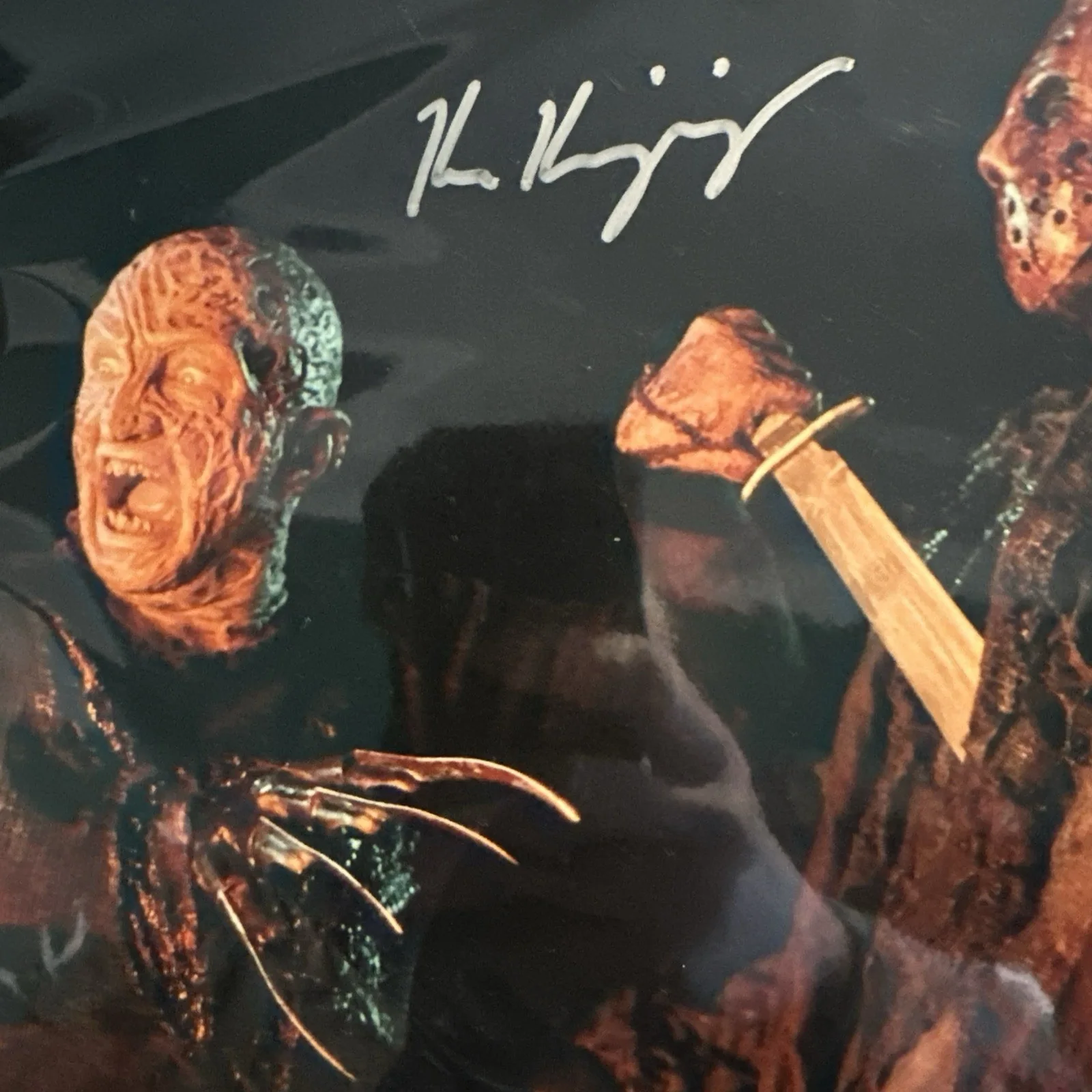 Freddy Vs. Jason Ken Kirzinger Signed Jason 8x10 Photo Beckett Witnessed COA, изображение 3