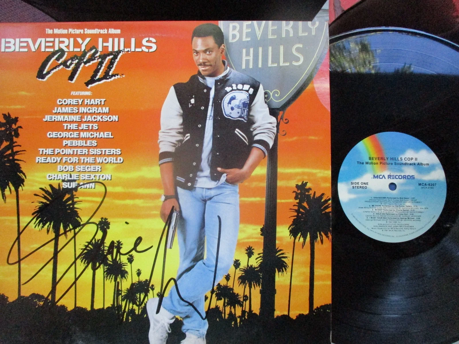SIGNED EDDIE MURPHY ALBUM (BEVERLY HILLS II SOUNDTRACK, 1987)!!, изображение 3