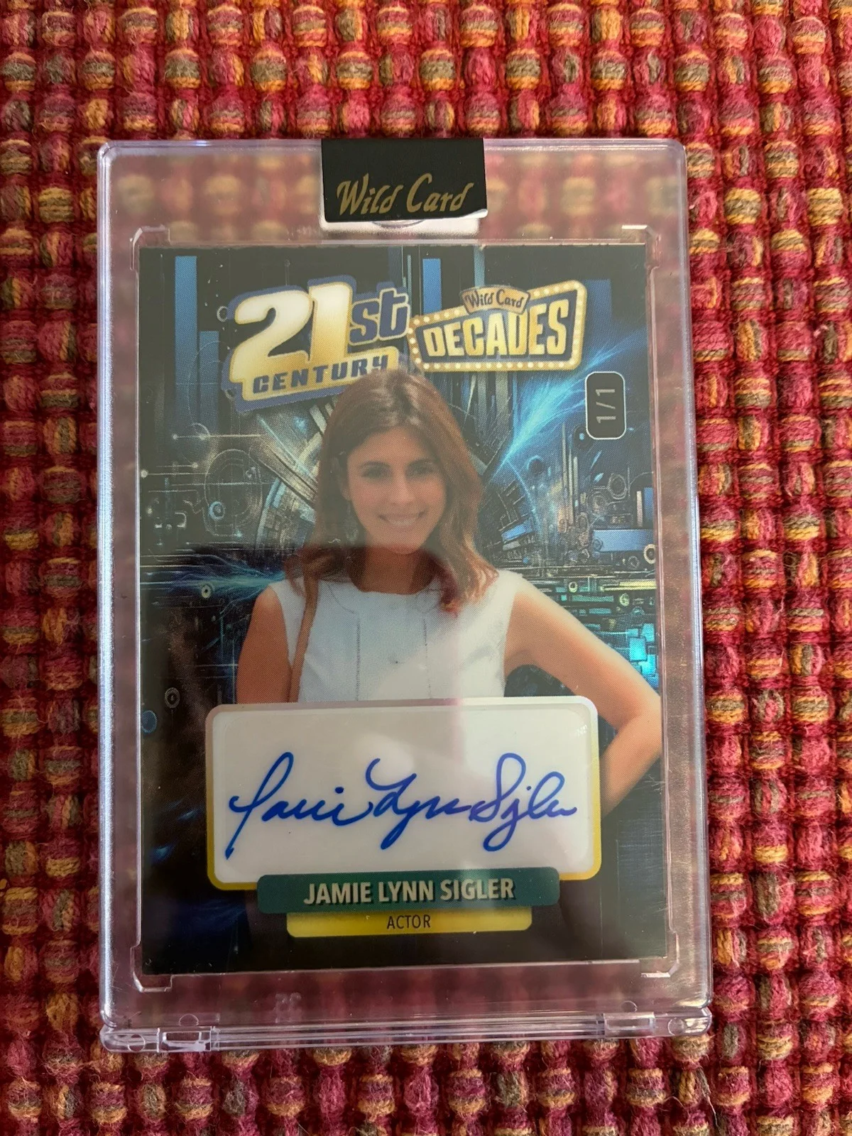 Jamie Lynn Sigler — Jamie Lynn Sigler 2024 Wildcard Decades 21st Century Autograph Card Sopranos 1/1