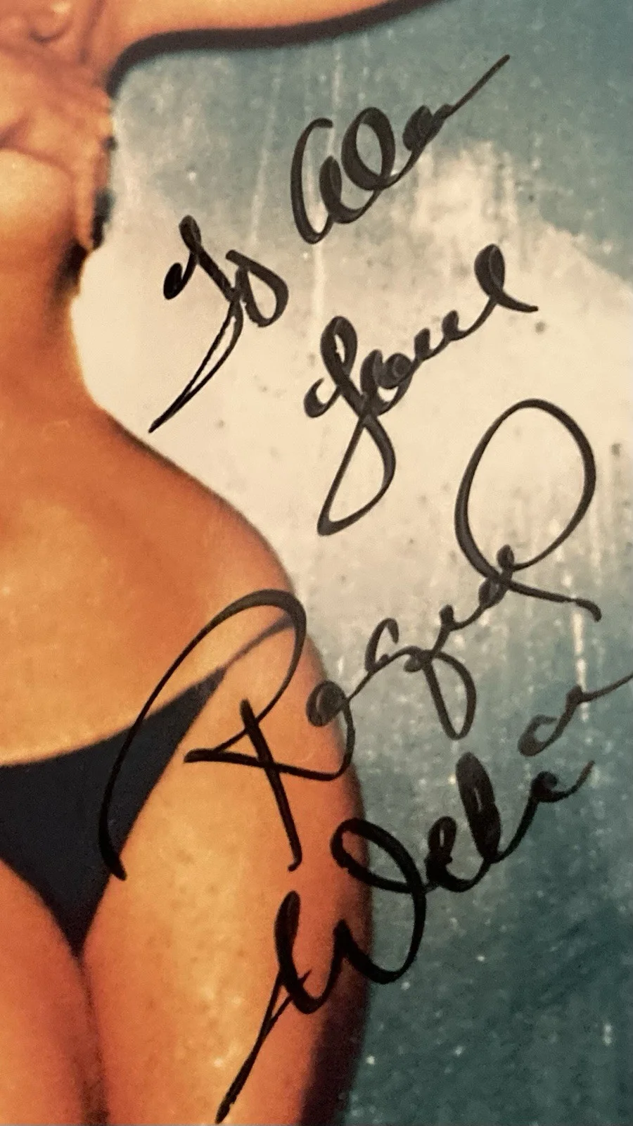 Raquel Welch — Raquel Welch signed 6 X 4 Sexy Color Photo, изображение 2